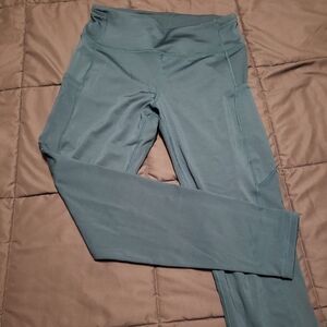Teal Athletic Leggings Size Large